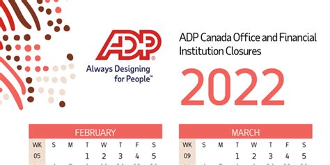 Adp Calendar 2022